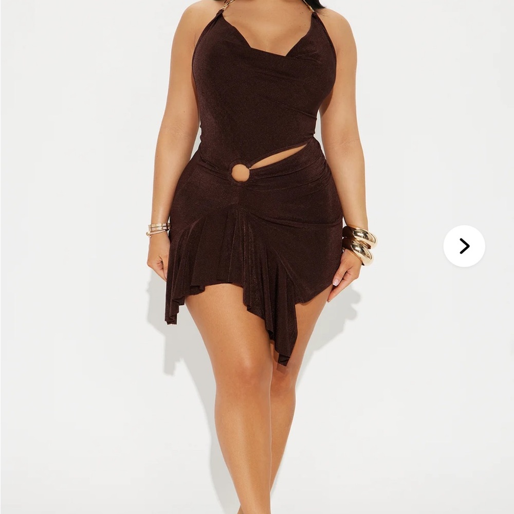 FASHION NOVA SLINKY RAYA DRESS